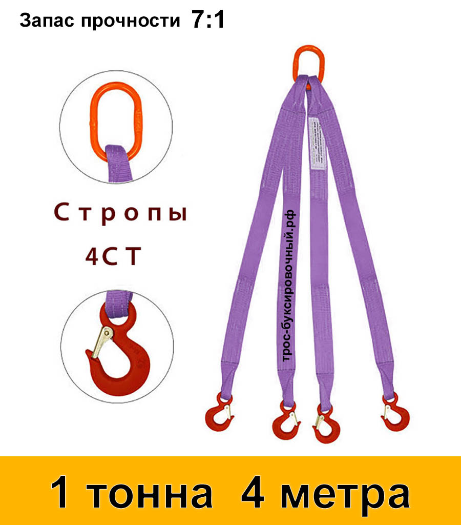 Строп текстильный 4 метра. Строп текстильный четырехветвевой 4ст. Строп текстильный 1ст. Двухветвевой строп чертеж. Виды текстильных строп.